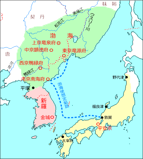 渤海地図