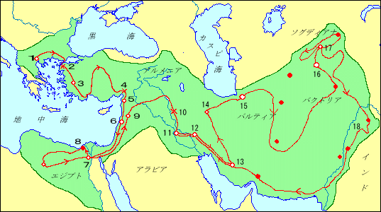アレクサンドロスの東方遠征