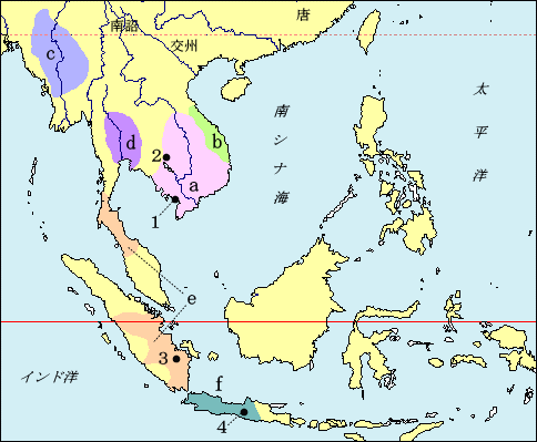 東南アジア　７～８世紀