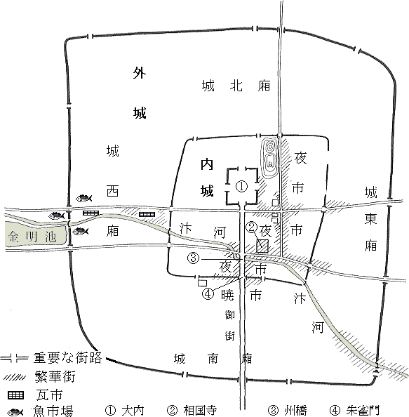 開封市街地図
