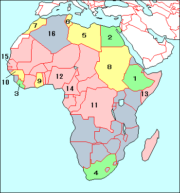 アフリカ諸国の独立